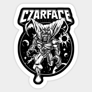 Beware the might Czarface! Sticker